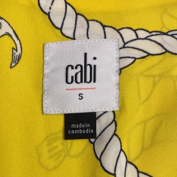 CAbi Reef Knot Blouse Sunny Ropes - Picture 10 of 14